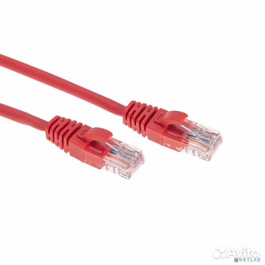 Rexant (02-0293-105) Патч-корд U/UTP, CAT 6, RJ45-RJ45, 26AWG, lszh, красный, 1,5м