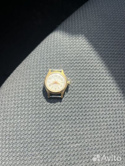 Часы слава позолоченые