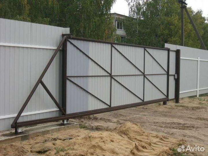 Откатные Ворота под ключ