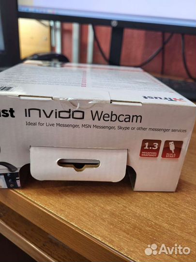 Веб-камера trust invido webcam (40/360) USB