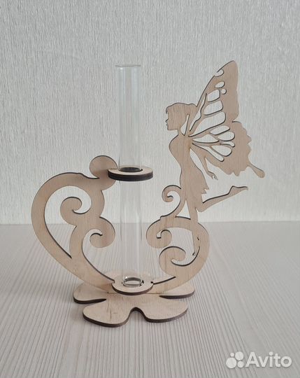 Подставка с пробиркой под цветы