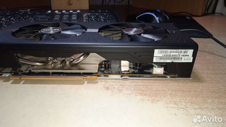 Sapphire RX 580 nitro+ OC 8Гб