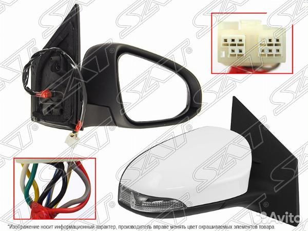 Зеркало toyota corolla 13-19 RH складное, поворот