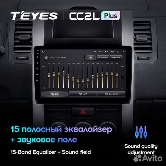 Магнитола Teyes CC2L+ 2+32 Nissan X-Trail T31