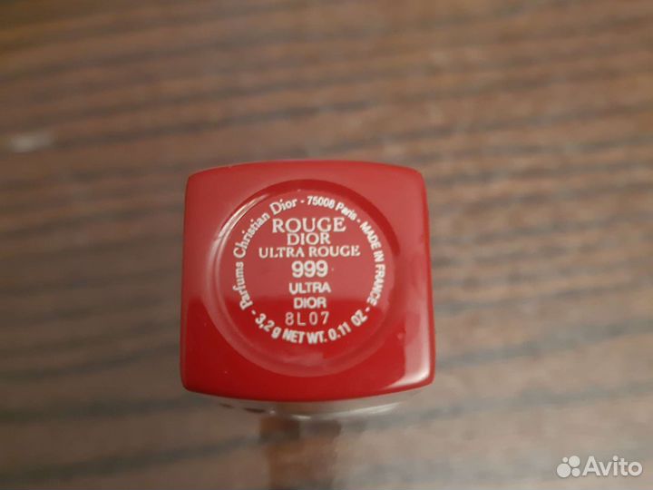 Dior rouge ultra помада 999 красная