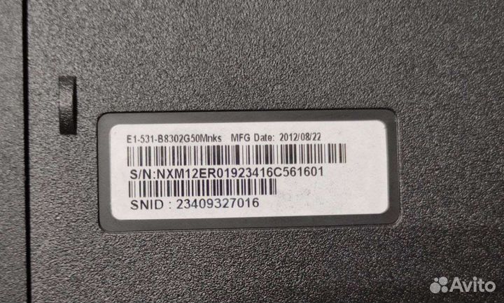 Ноутбук Acer E17 Aspire E1-531