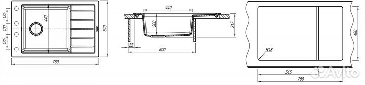 Florentina 20.275.D0780.305 Кухонная мо