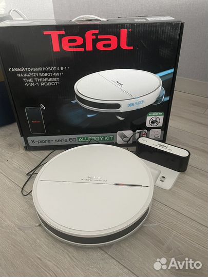 Робот пылесос tefal x-plorer serie 60