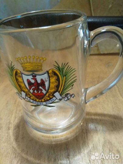 Кружка пивная Чешское стекло