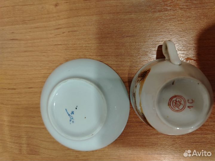 Кофейная пара лфз костяной фарфор