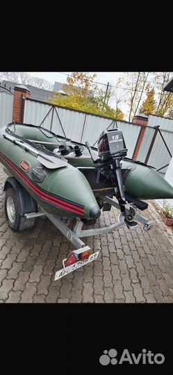 Лодка Корсар +мотор Merkury + прицеп