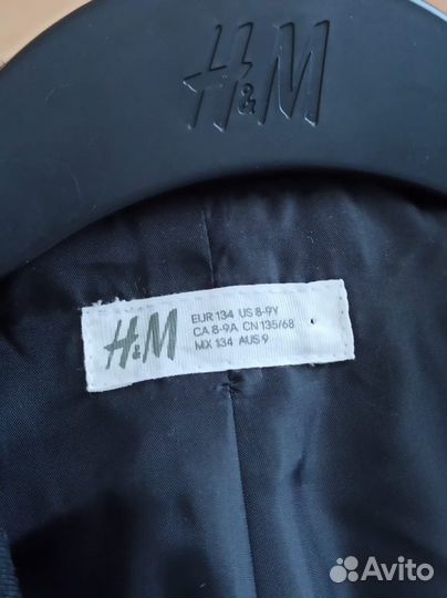Пиджак для девочки H&M в школу 134