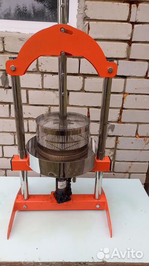 Пресс для отжима вина (сока) 20л нерж. домкратный