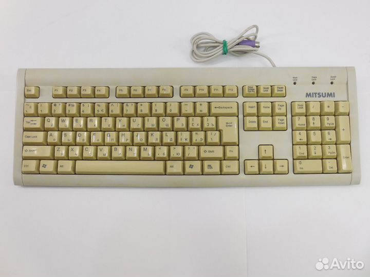 Клавиатура белая mitsumi kfk-ea4хt