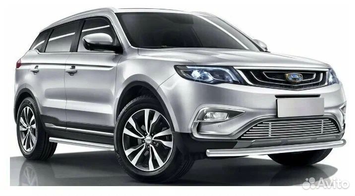 Решетка бампера низ Rival G.1901.001 Geely Atlas