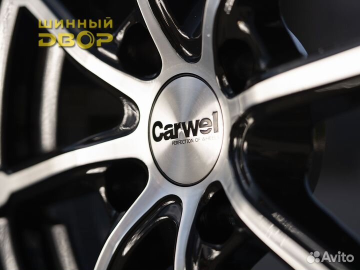 Диски Carwel Бета 114 4*100 R15 et+35 d67.1 чёрные