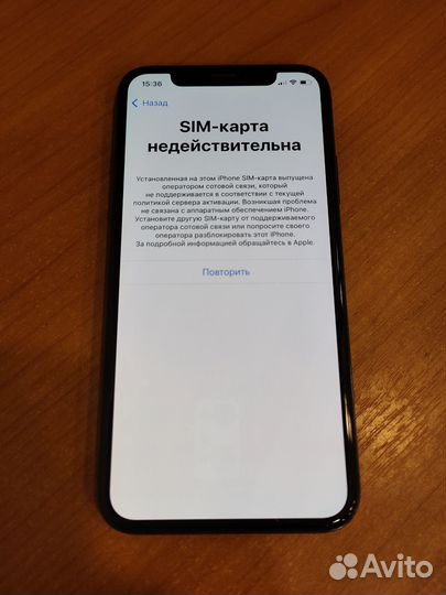 iPhone X 64 гб R-sim