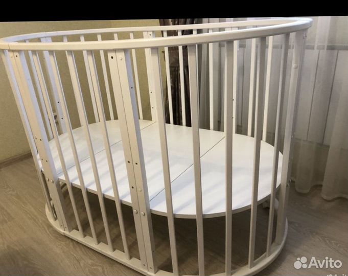 Детская кровать для новорожденных круглая