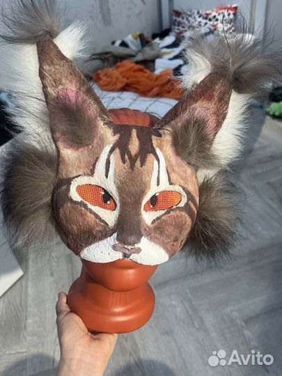 Маска кошки для квадробики