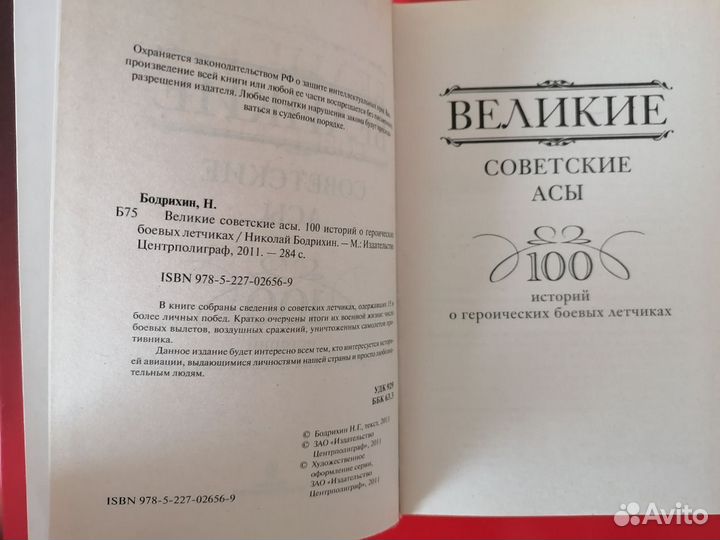 Н.Бодрихин, Великие советские асы