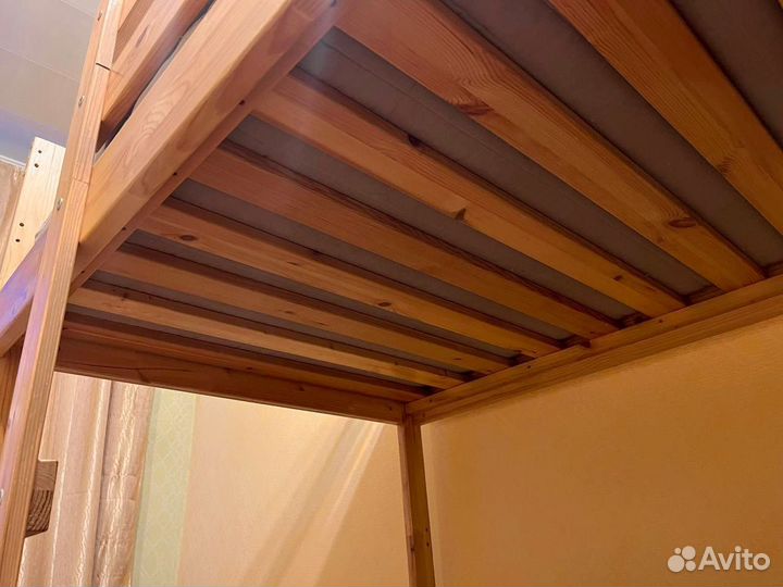 Кровать двухспальная с матрасами IKEA