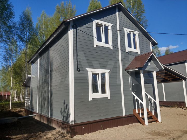 Дом 86 м² на участке 5 сот.