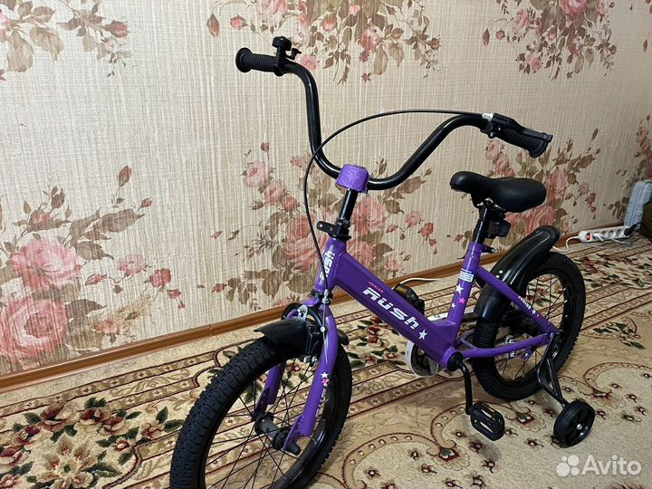 Детский велосипед четырехколесный рост от 110-125