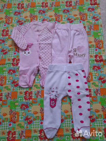Пакет вещей на девочку до 4-5мес