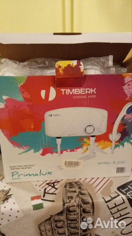 Проточный водонагреватель Timberk whel-3 OSC,новый