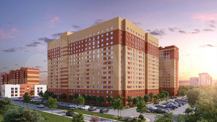 2-к. квартира, 58,2 м², 11/16 эт.