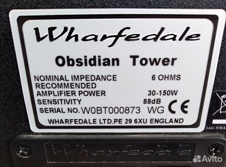 Колонки Wharfedale Obsidian Tower