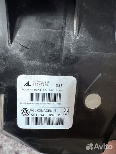 Задние фонари Volkswagen Passat b8 USA