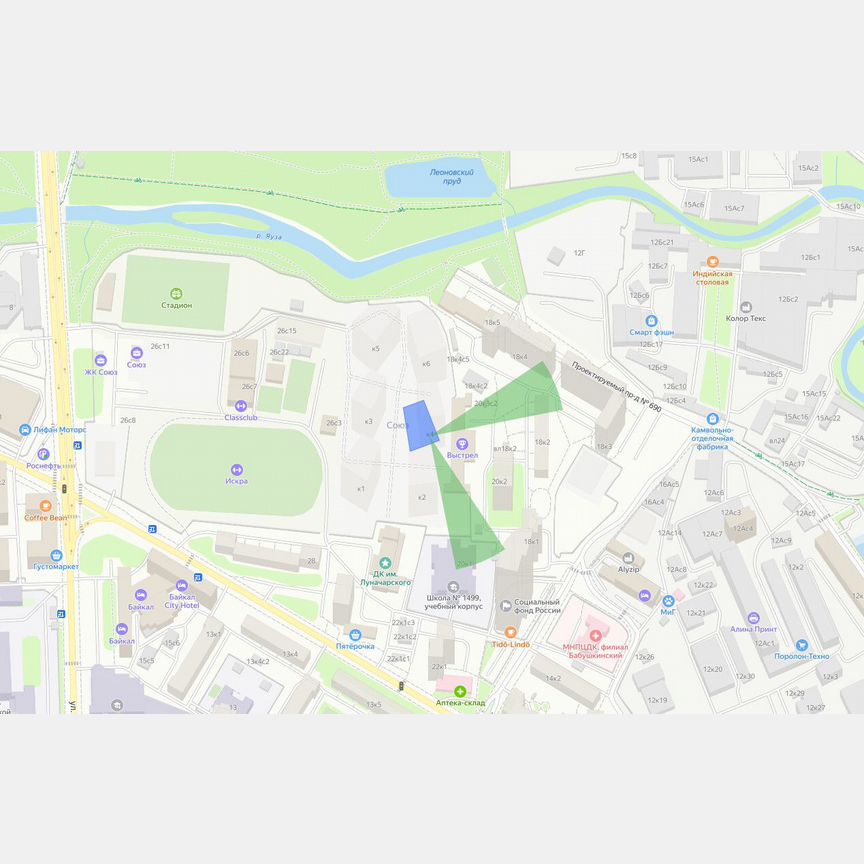 3-к. квартира, 64 м², 2/23 эт.