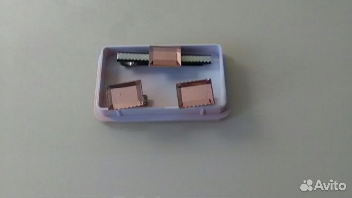 Запонки и зажим для галстука, комплект, СССР