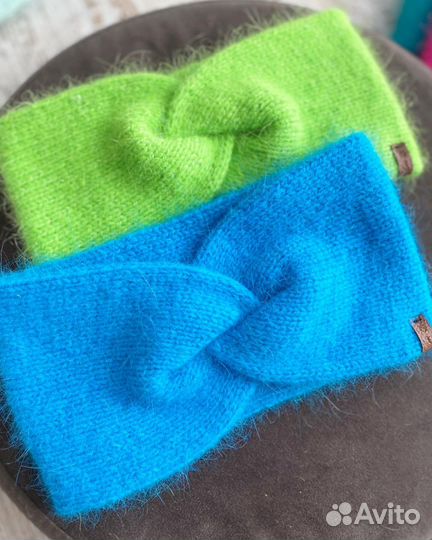 Повязки на голову из пуха норки