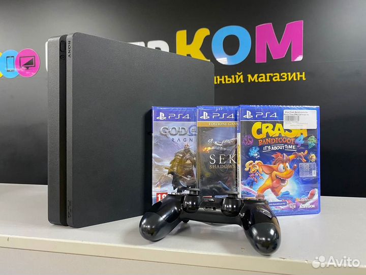 PS4 Slim 500GB + подписка EA Play на год