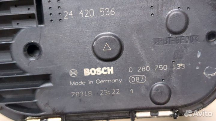 Заслонка дроссельная Opel Corsa D, 2007