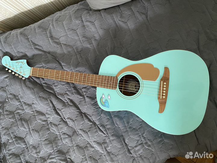 Электроакустическая гитара fender malibu