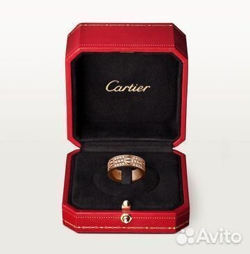 Cartier love кольцо