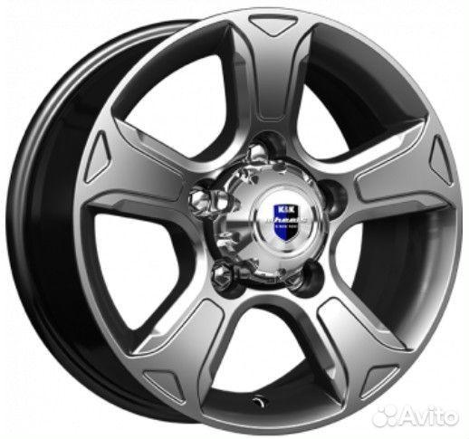 K&K Атлант : 7x16 5*139,7 Et:35 Dia:98 Дарк Платин