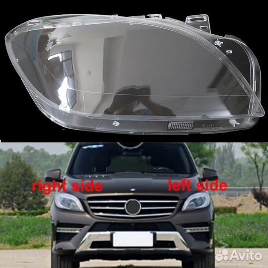 Стекла фар Mercedes ML W166 (11-15)