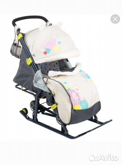 Санки коляска ника