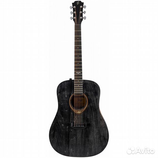 Электроакустическая гитара Flight D-145E BK
