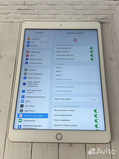 Планшет apple iPad 7 gold 32 gb с чехлом