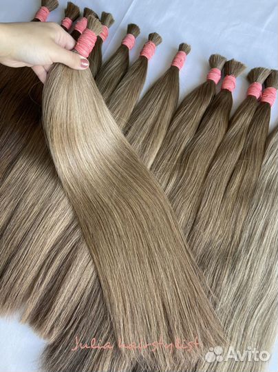 Волосы для наращивания в срезах