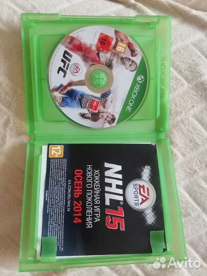 Диск ufc на Xbox