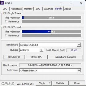 Процессор intel Xeon E5-2666V3 (10/20)