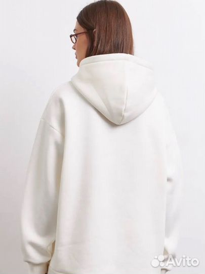 Худи женское белое