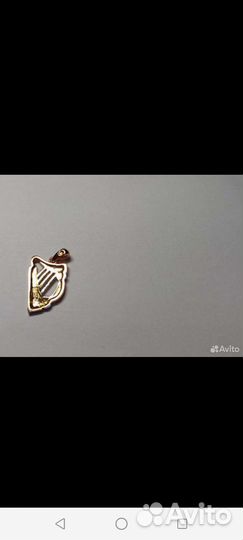 Кулон золотой
