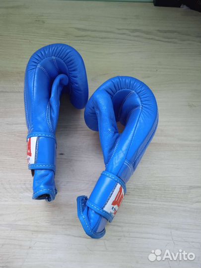 Перчатки бокс снарядные кожа
